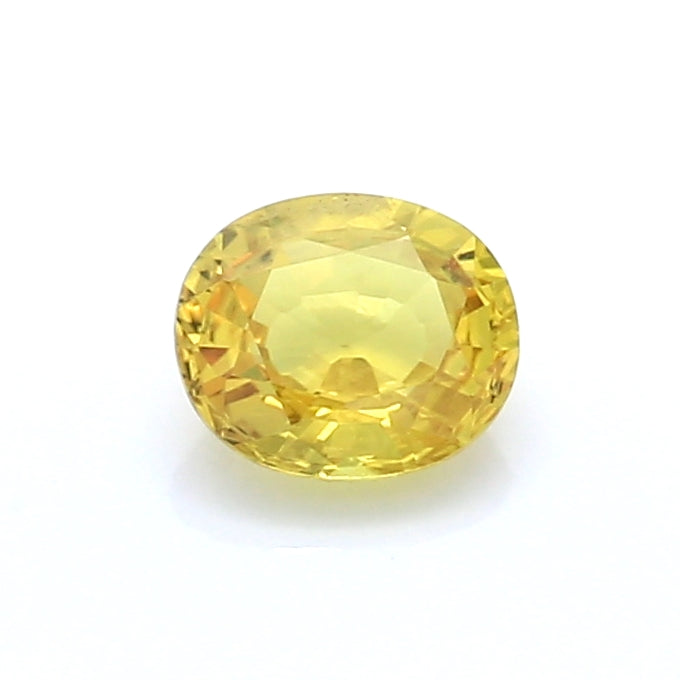 0.84 EC1 Oval Yellow Fancy sapphire