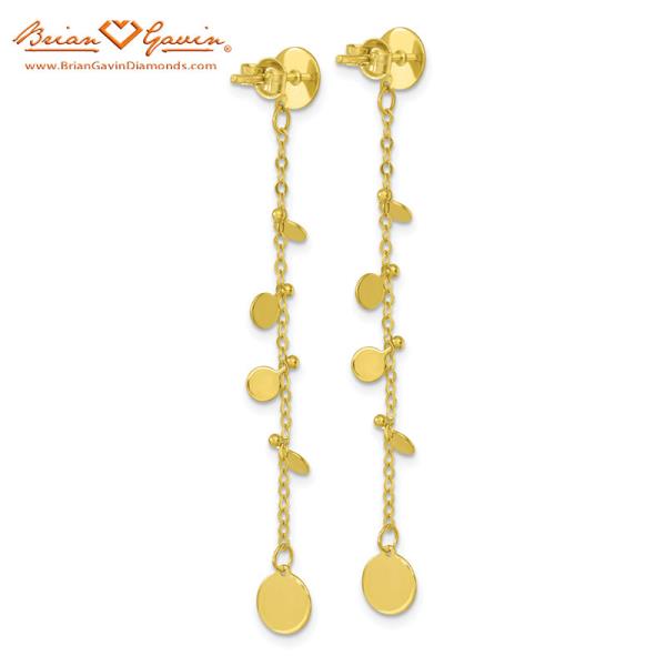 Discs Post Dangle Earrings