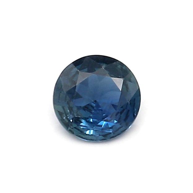 0.43 VI1 Round Greenish Blue Sapphire