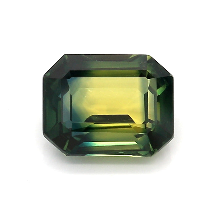 3.2 EC1 Octagon Yellowish Green Fancy sapphire