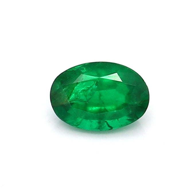 0.41 VI1 Oval Green Emerald