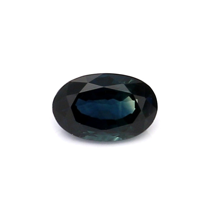 0.57 EC1 Oval Greenish Blue Sapphire