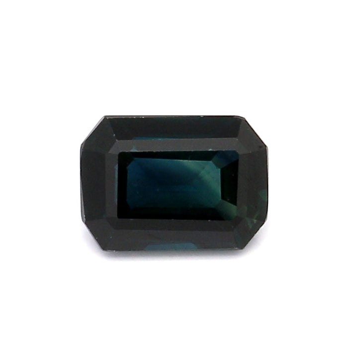 1.23 EC1 Octagon Greenish Blue Sapphire