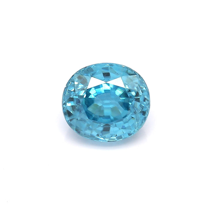 4.71 VI1 Oval Blue Zircon