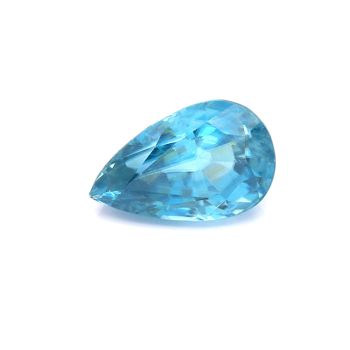 6.28 VI1 Pear-shaped Blue Zircon