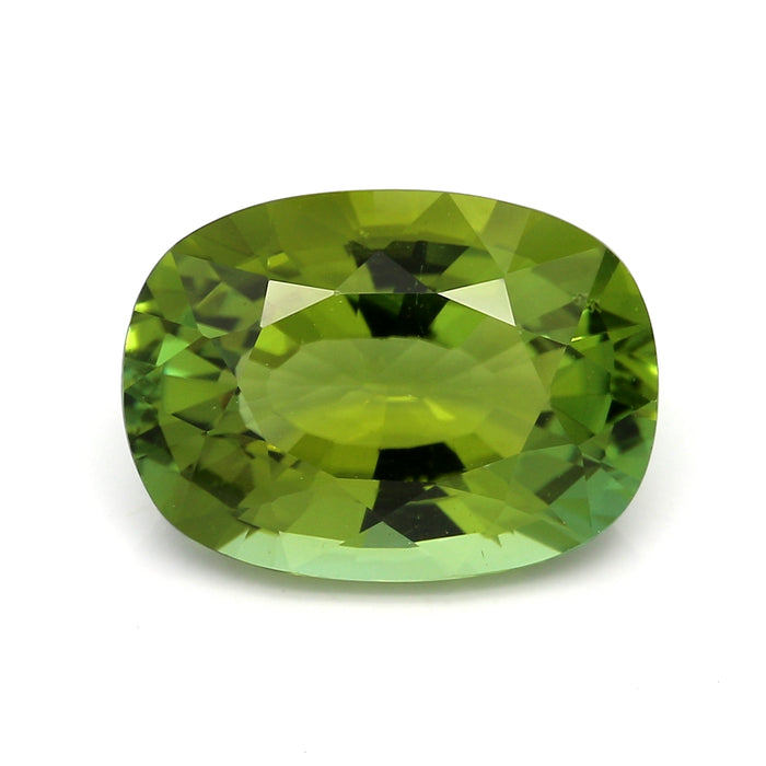 11.12 EC2 Cushion Yellowish Green Tourmaline