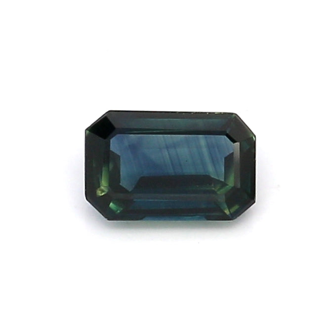 0.63 EC2 Octagon Greenish Blue Sapphire