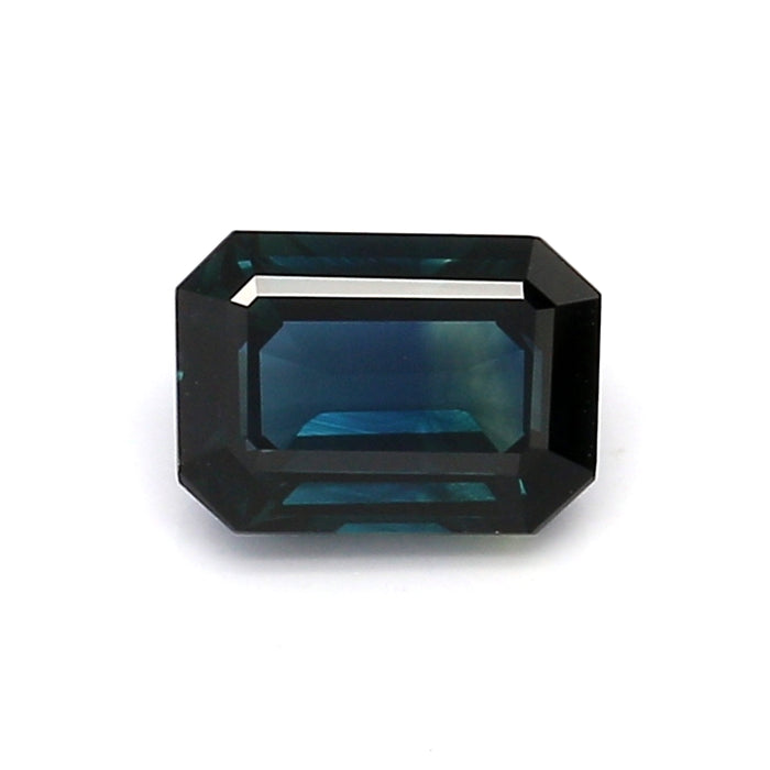 1.25 EC1 Octagon Greenish Blue Sapphire