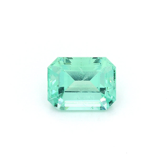 2.28 VI1 Octagon Yellowish Green Emerald