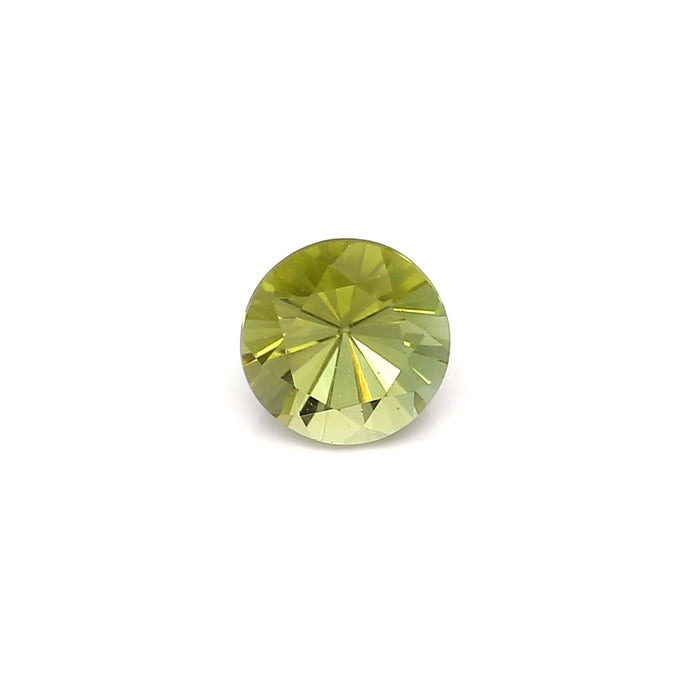 1.16 EC1 Round Yellowish Green Tourmaline