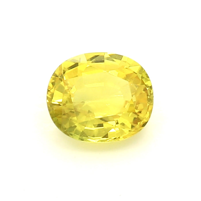 1.5 VI1 Oval Greenish Yellow Fancy sapphire