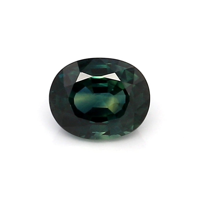 0.86 EC1 Oval Greenish Blue Sapphire