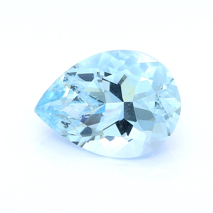 4.06 VI1 Pear-shaped Blue Aquamarine