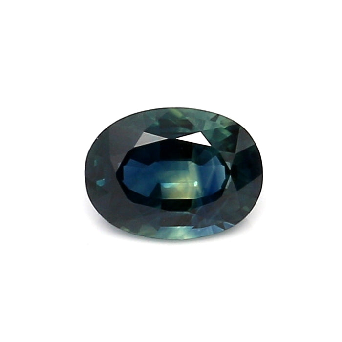 0.87 EC2 Oval Greenish Blue Sapphire