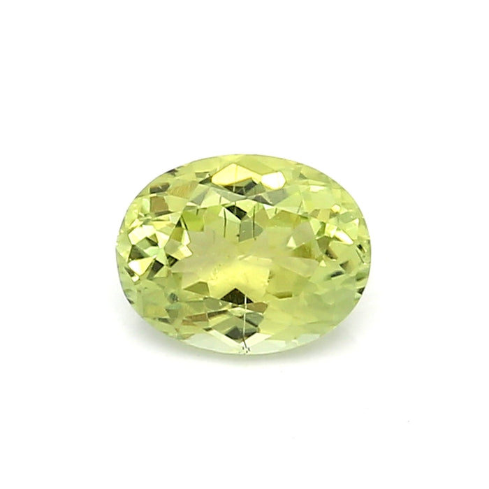 0.77 EC2 Oval Yellowish Green Tourmaline