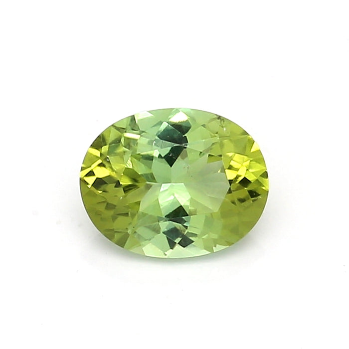 1 EC2 Oval Yellowish Green Tourmaline