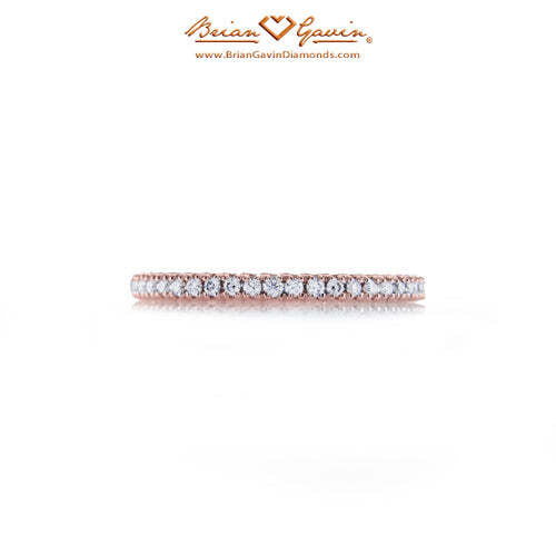 Petite Pave Matching Band - Size - 6.5 - 18K Rose Gold