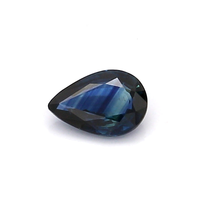 0.4 EC2 Pear-shaped Greenish Blue Sapphire