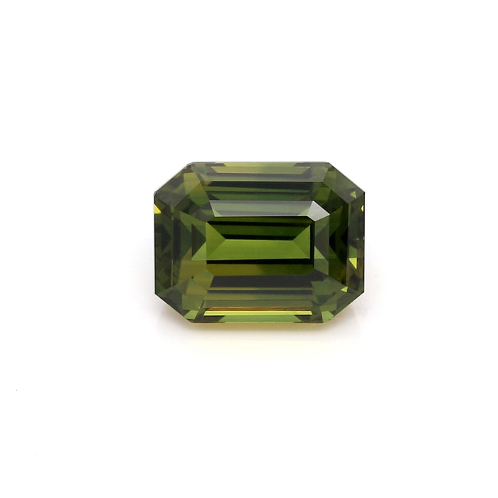 5.18 EC1 Octagon Yellowish Green Fancy sapphire