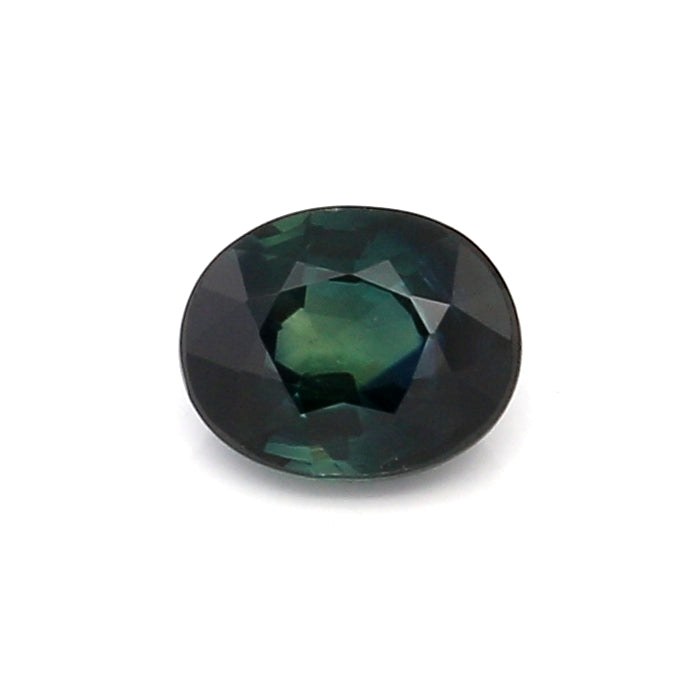 0.83 EC2 Oval Greenish Blue Sapphire