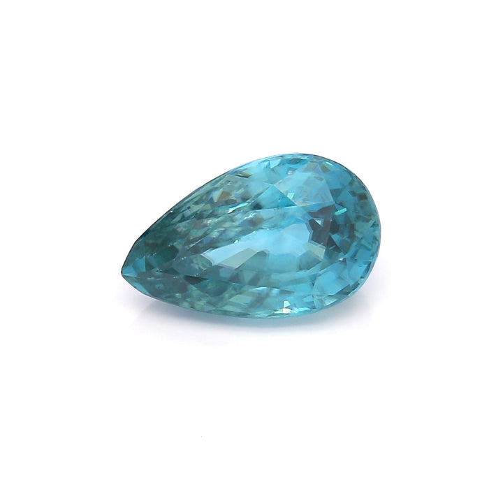 5.96 VI1 Pear-shaped Greenish Blue Zircon