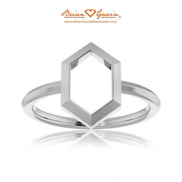 14K White Gold