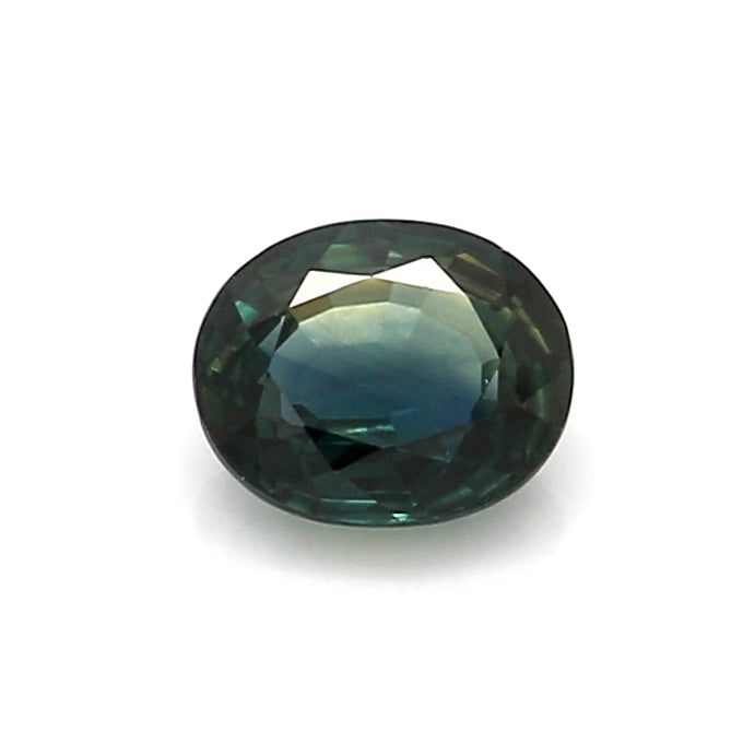 0.89 EC1 Oval Greenish Blue Sapphire