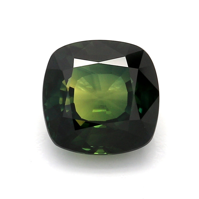 5.37 EC1 Cushion Yellowish Green Fancy sapphire