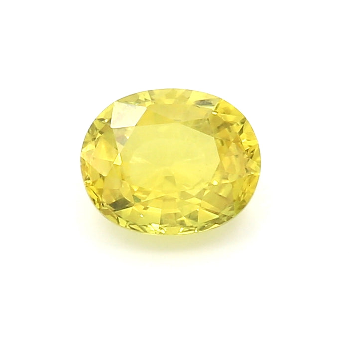 1.4 VI1 Oval Greenish Yellow Fancy sapphire