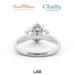 18K White Gold