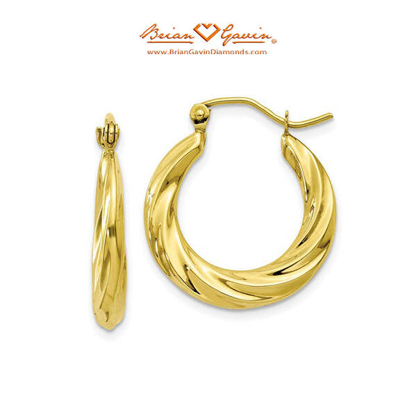 Twisted Hoop Earrings