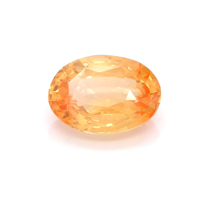 6.72 VI1 Oval Yellowish Orange Fancy sapphire