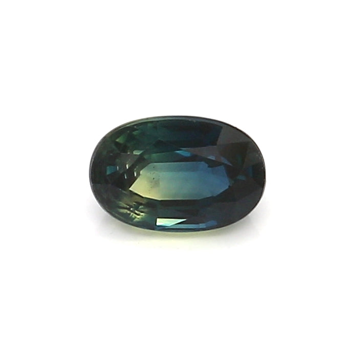 0.79 VI1 Oval Greenish Blue Sapphire