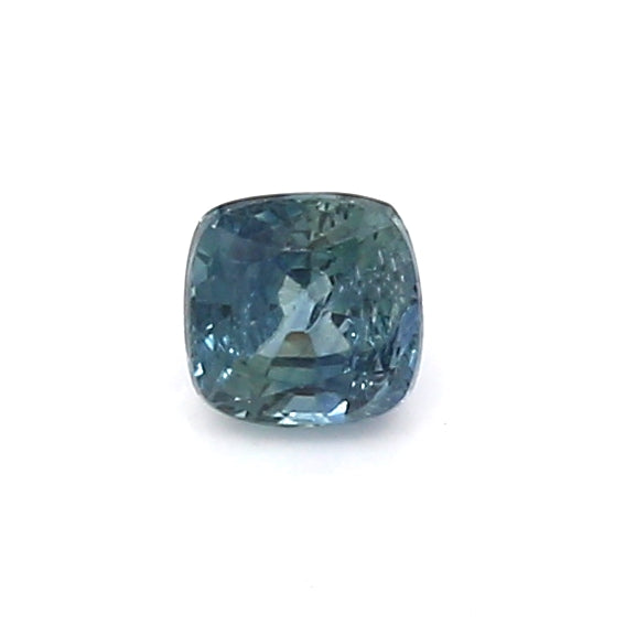 0.4 VI1 Cushion Greenish Blue Sapphire