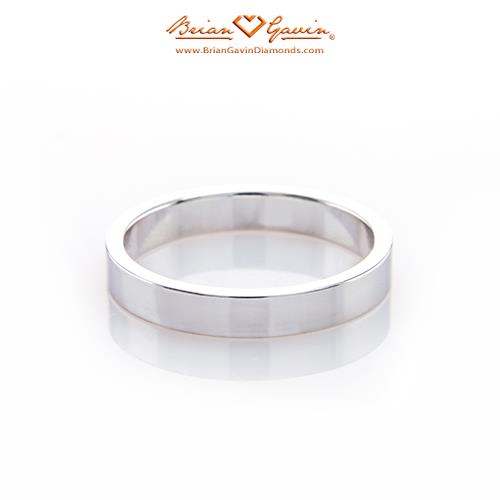 Flat Wedding - Size: 5.75 - 14k White Gold
