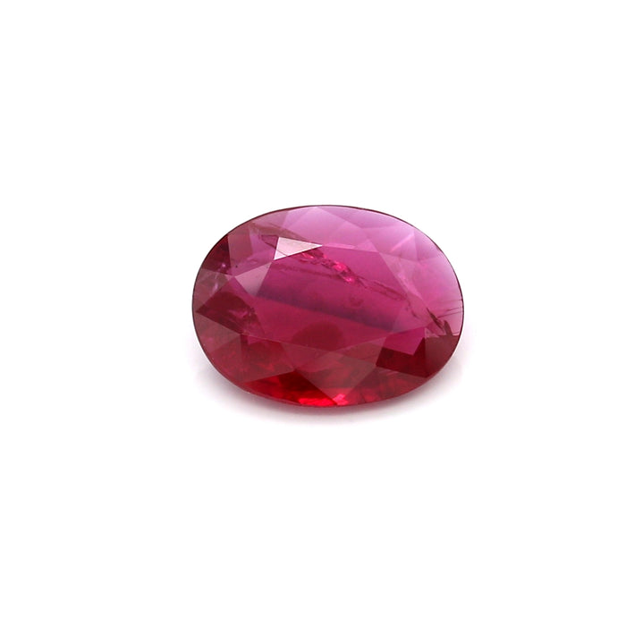 1.74 VI2 Oval Purplish Red Ruby