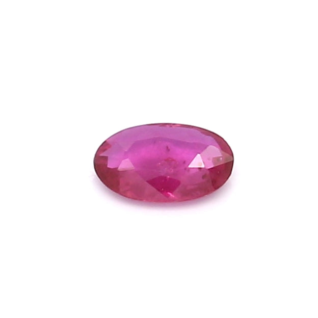 0.19 VI2 Oval Purplish Red Ruby