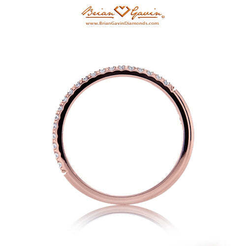 Petite Pave Matching Band - Size - 6.5 - 18K Rose Gold