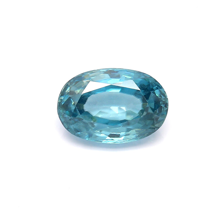 5.98 VI1 Oval Greenish Blue Zircon