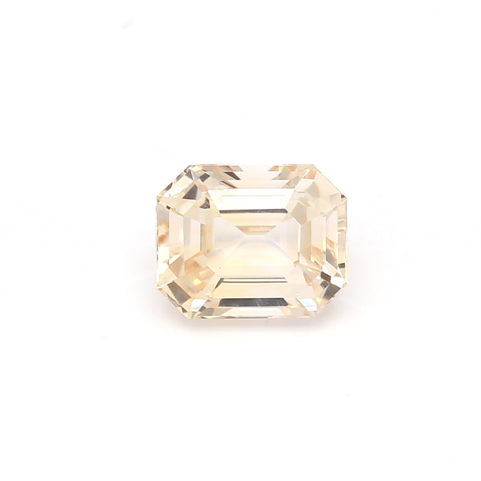 3.29 EC1 Octagon Pinkish Yellow Fancy sapphire