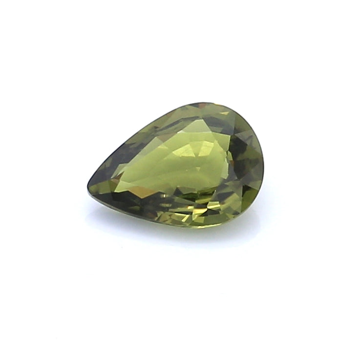 0.7 EC2 Pear-shaped Yellowish Green Fancy sapphire