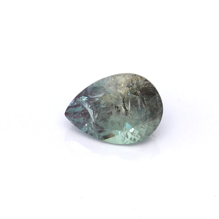 3.55 I1 Pear-shaped Bluish Green / Grayish Purple Alexandrite
