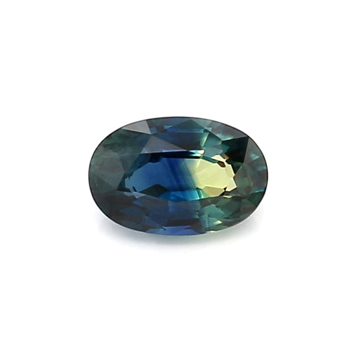 0.66 EC2 Oval Greenish Blue Sapphire