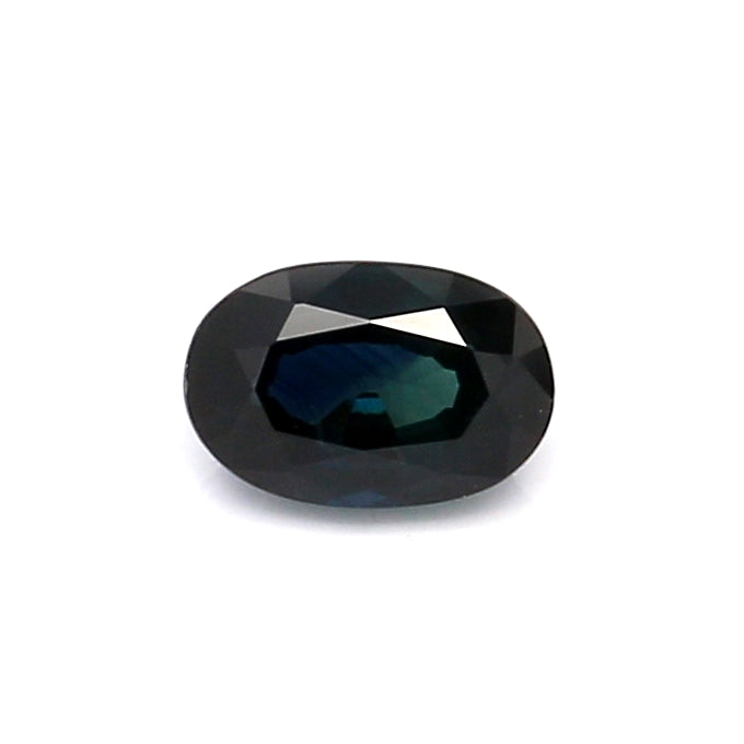 0.65 EC2 Oval Greenish Blue Sapphire