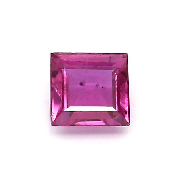 0.76 EC2 Square Purplish Red Ruby