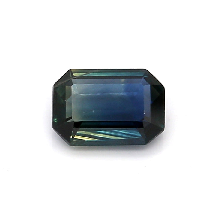 0.91 EC2 Octagon Greenish Blue Sapphire