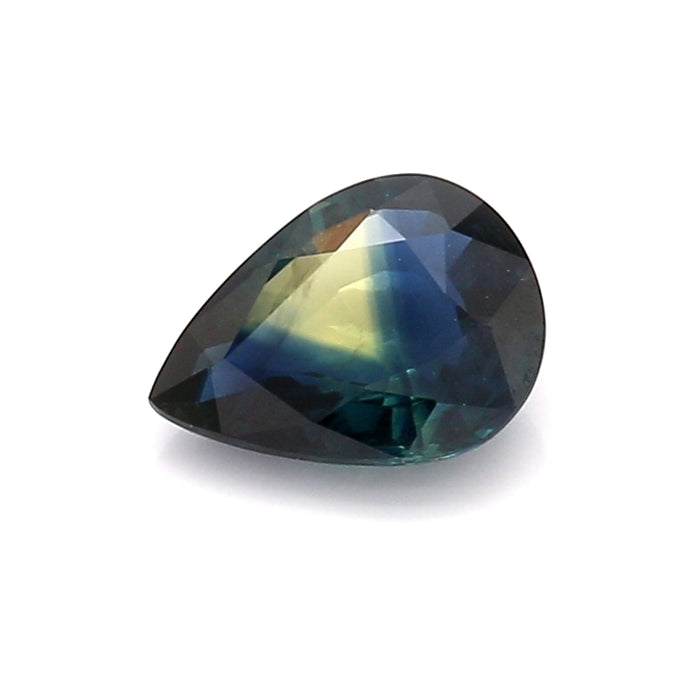 1.15 VI1 Pear-shaped Greenish Blue Sapphire