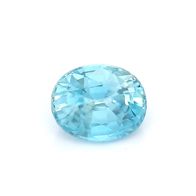 0.89 EC1 Oval Greenish Blue Zircon