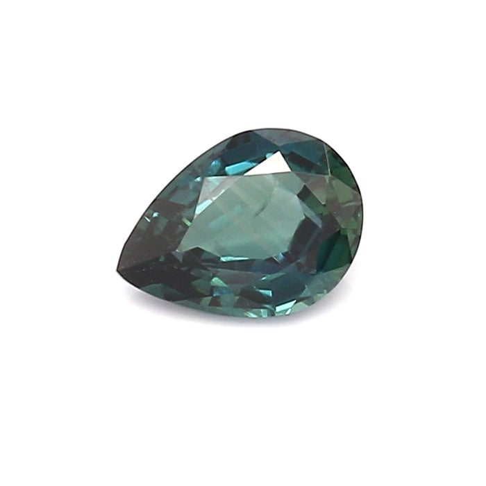 0.65 VI1 Pear-shaped Greenish Blue Sapphire