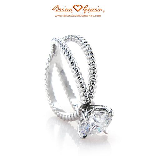 18K White Gold